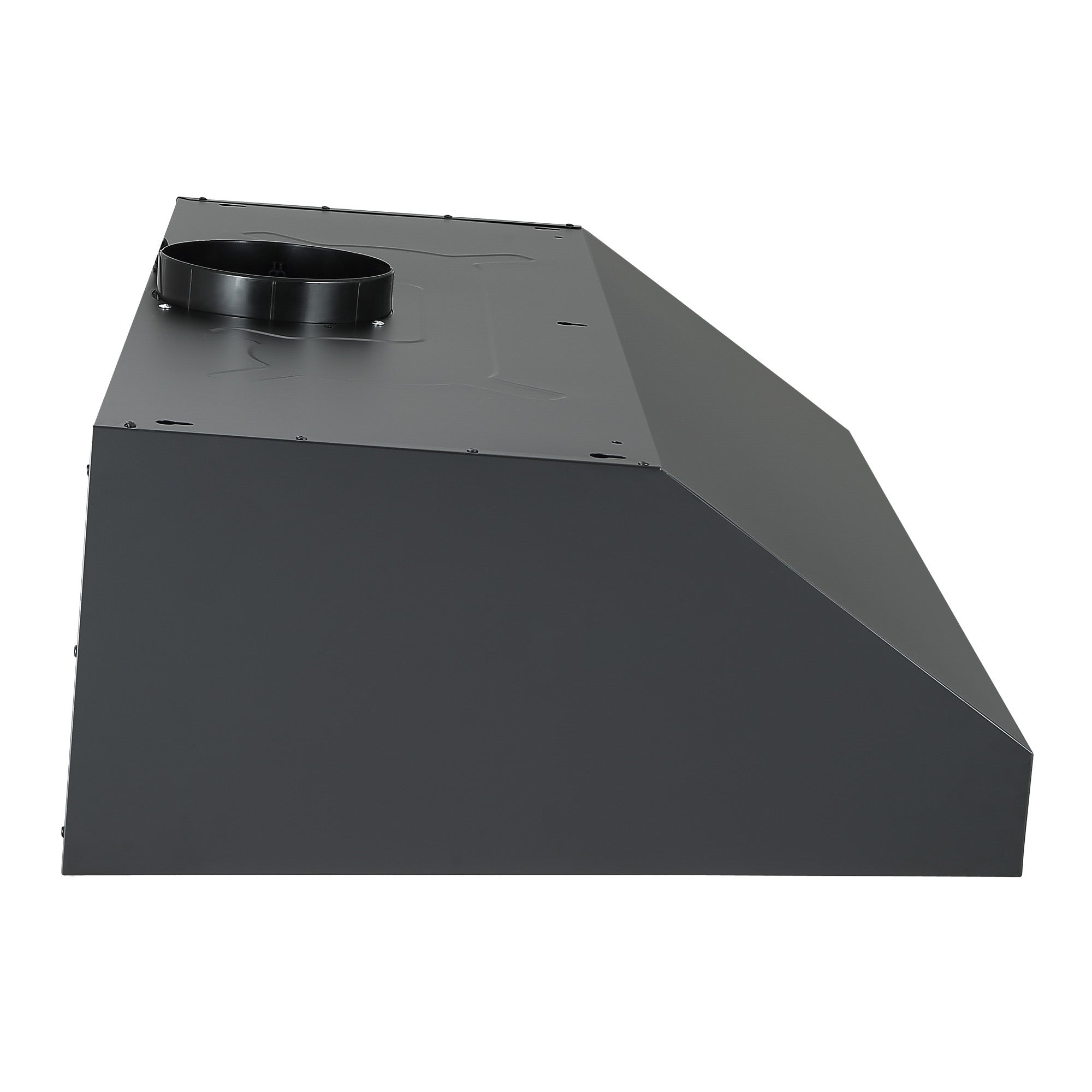 Ancona 36-Inch 440 CFM Ducted Under Cabinet Range Hood in Black - Powerful Kitchen Ventilation for Smoke & Odor Removal
