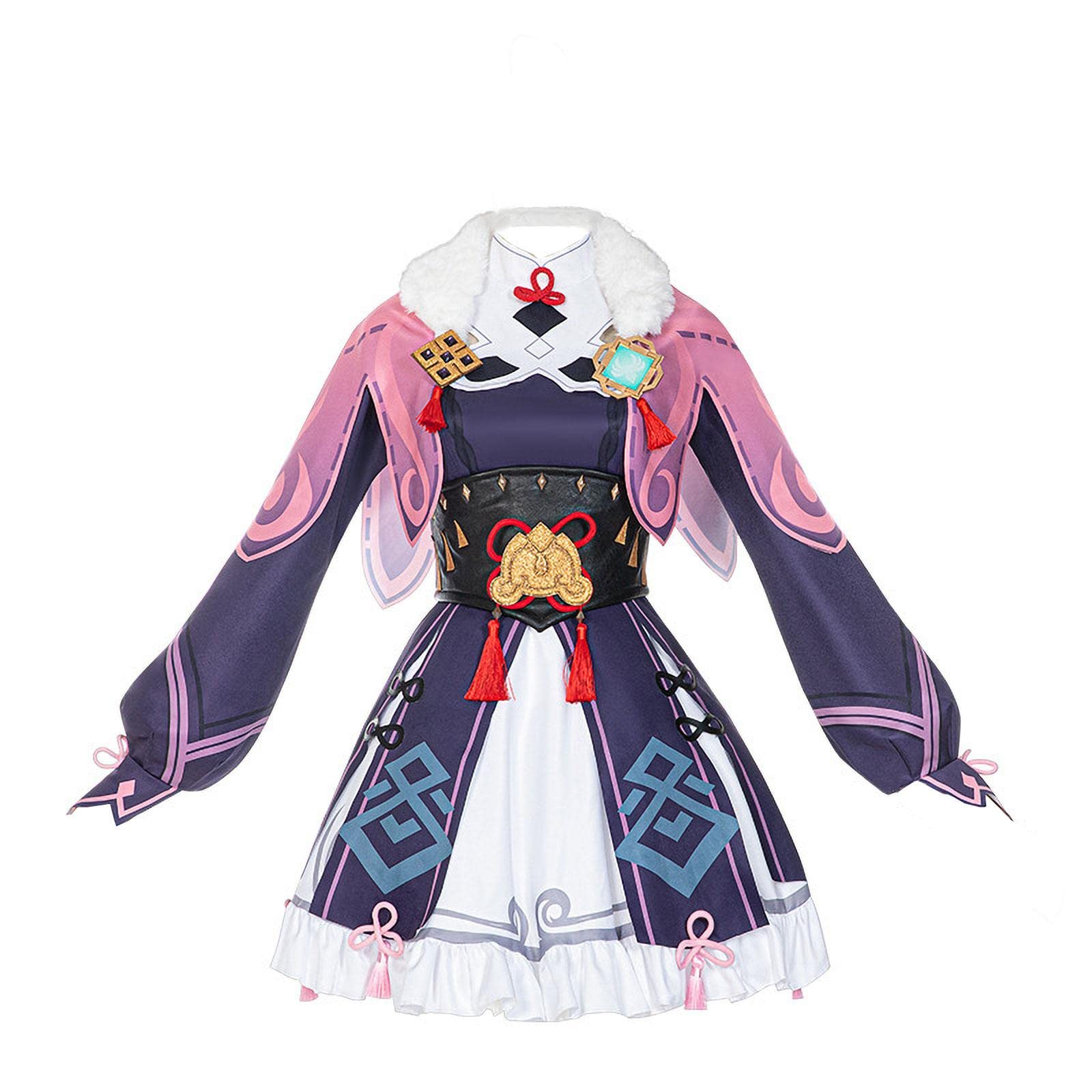 Genshin Impact Cosplay Yun Jin Costume - Elegant Lolita One-Piece Dress for Women | Perfect for Anime Conventions, Cosplay Events & Themed Parties