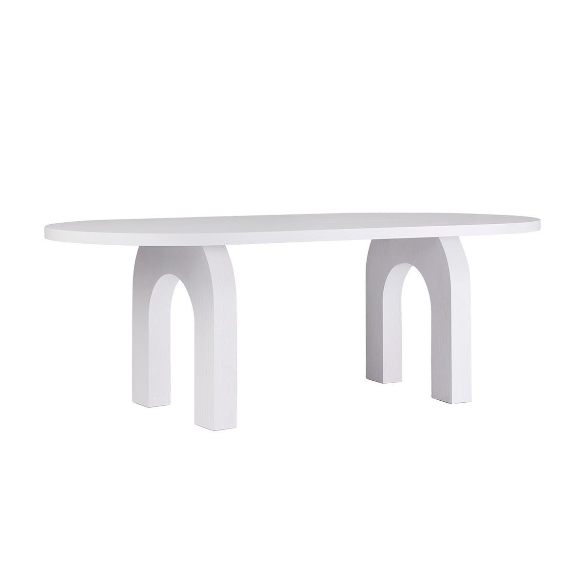 Hawk Spree Oval Dining Table - Modern Wooden Kitchen Table for 6, Farmhouse Style Dining Room Furniture - Perfect for Family Gatherings & Dinner Parties
