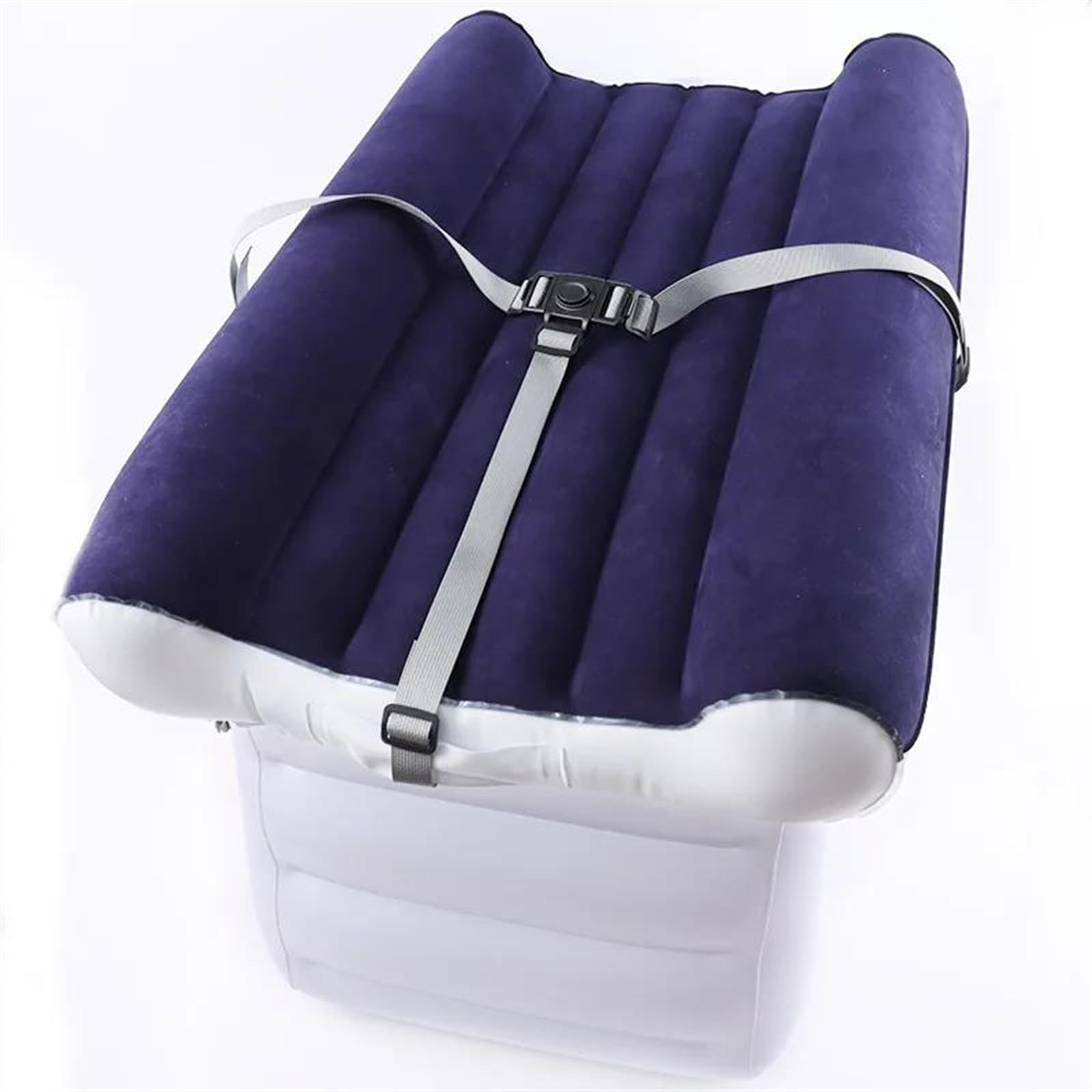 Inflatable Toddler Travel Bed for Kids - Portable Air Mattress with Hand Pump & Safety Belt - Perfect for Car, Plane & Camping Trips (Color: 2)