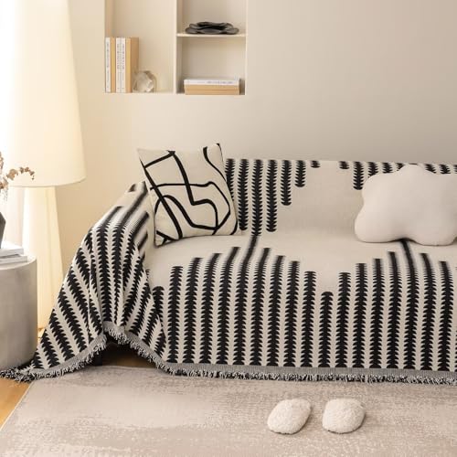 Herringbone Beige Black