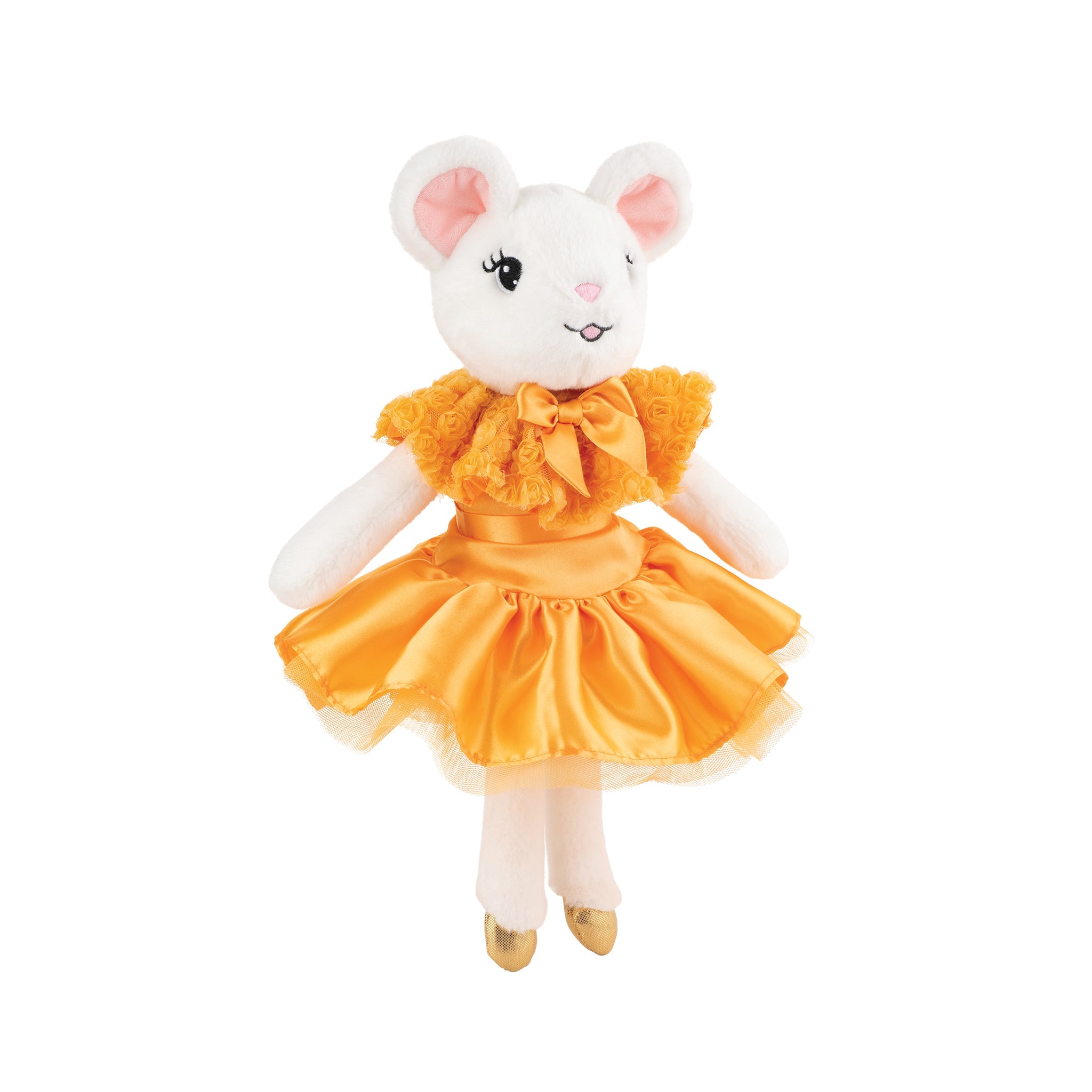 Claris The Mouse Tangerine Plush Doll - Cute Orange Stuffed Animal Toy for Kids, Collectors & Disney Fans | Perfect for Gifts, Bedroom Decor & Anime Merchandise Collection