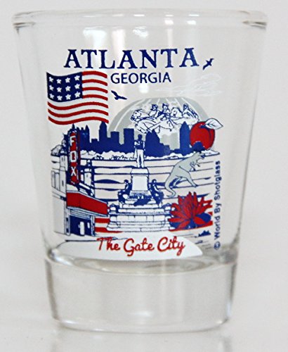 Atlanta Georgia Shot Glass - Great American Cities Collection - Perfect for Souvenirs, Gifts & Collectibles