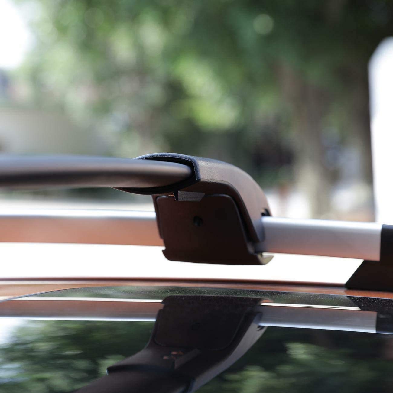 Jeep Renegade Roof Rack Cross Bars 2015-2022 - Aluminum Alloy Roof Rails for Cargo Carrier, Kayak, Canoe, Bike, Snowboard & Ski - Perfect for Road Trips, Camping & Outdoor Adventures