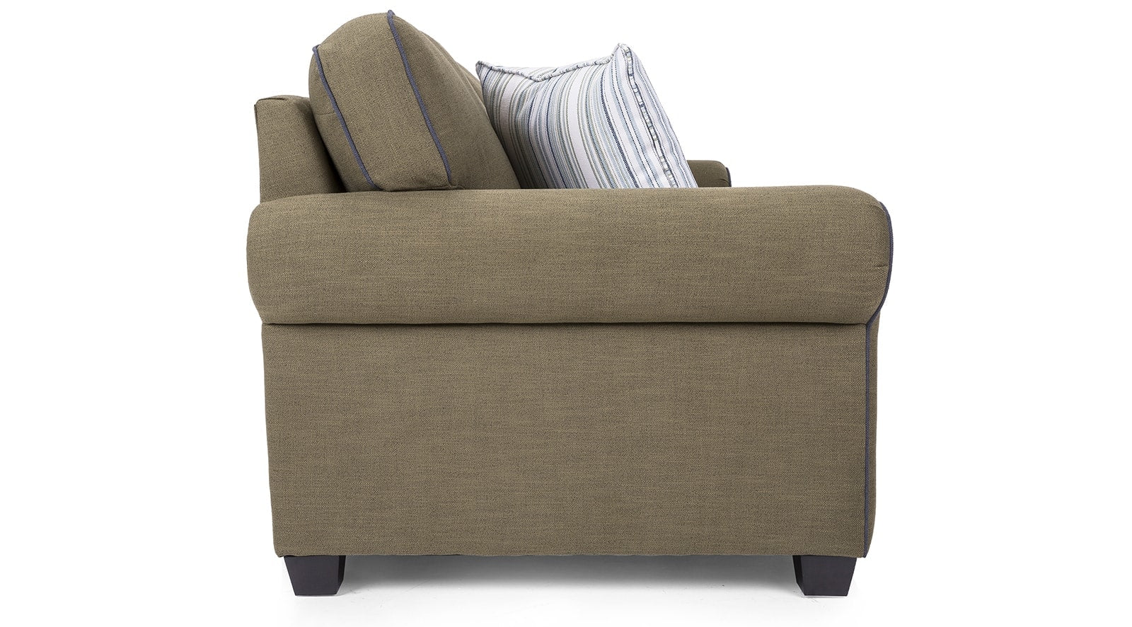Classic Round Arm Sofa Collection - Modern Living Room Furniture for Home & Office - Comfortable Upholstered Couch with Soft Fabric - Perfect for Lounge, Family Room, and Small Spaces