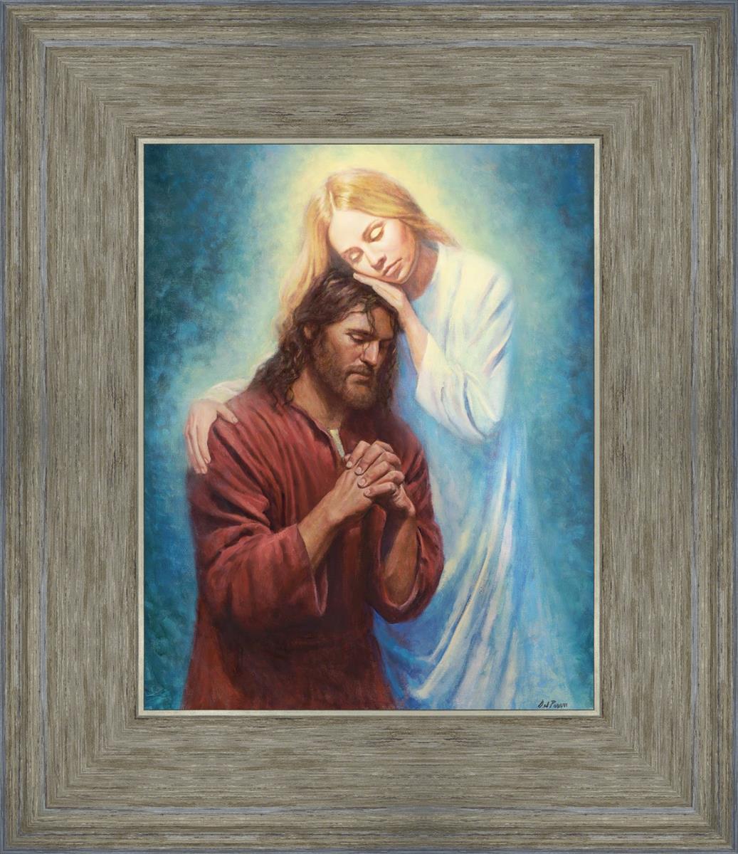 Angel Mother by Del Parson - Religious Wall Art for Home Decor - Perfect for Living Room, Bedroom & Church Inspirational Decor