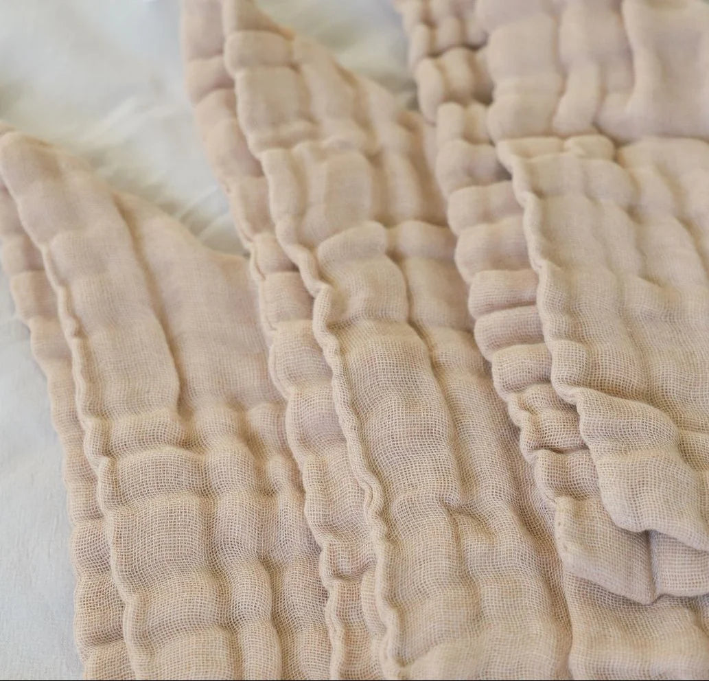 Soft and Breathable Cotton Muslin Blanket for Babies | Organic Fibre for Good Swaddle Wrap | Perfect for Nursery, Swaddling & Stroller Use
