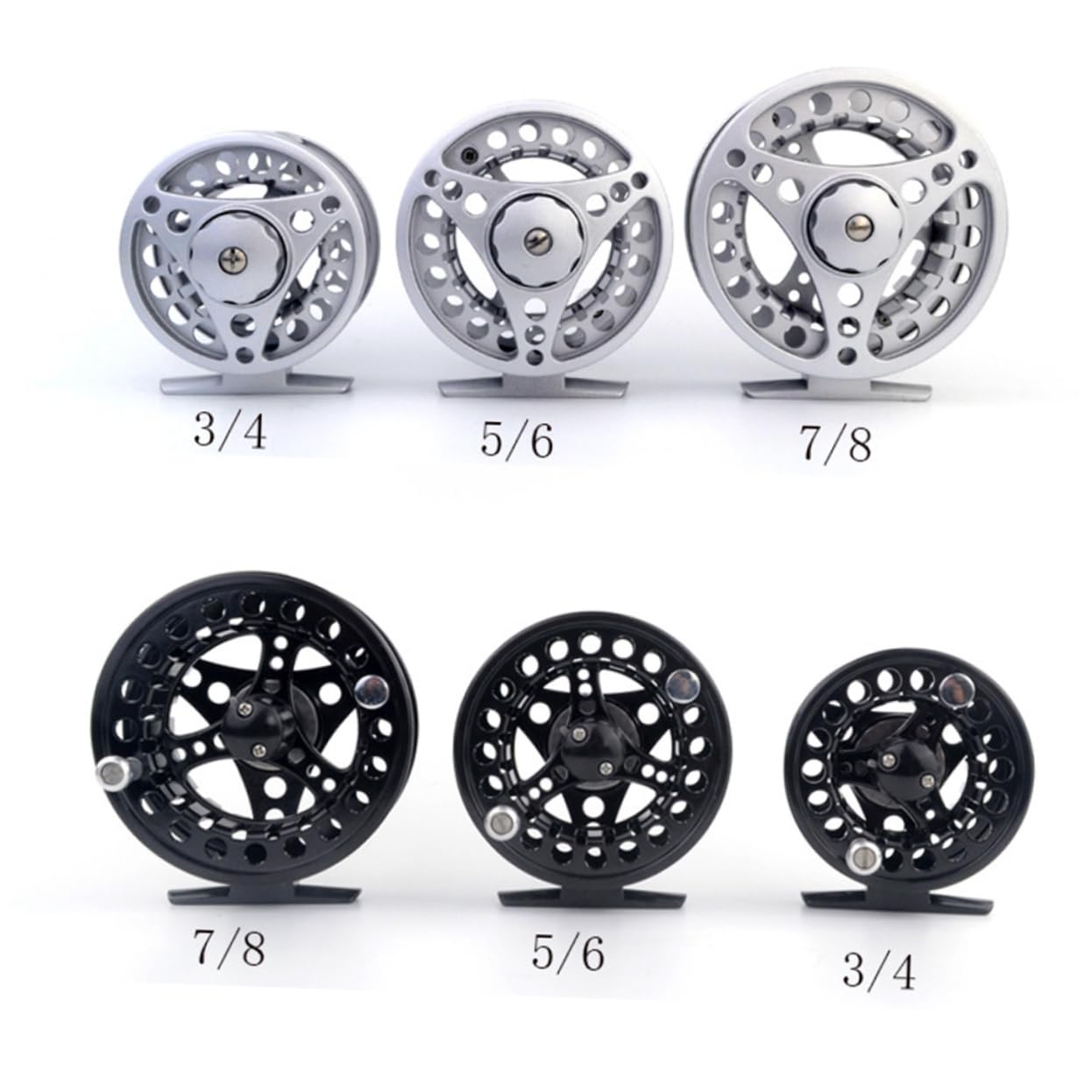 BESPORTBLE Baitcasting Reel - Aluminum Alloy Fly Fishing Reel with Full Metal Front Rotating Wheel | Perfect for Saltwater & Freshwater Fishing, Bass & Trout Angling