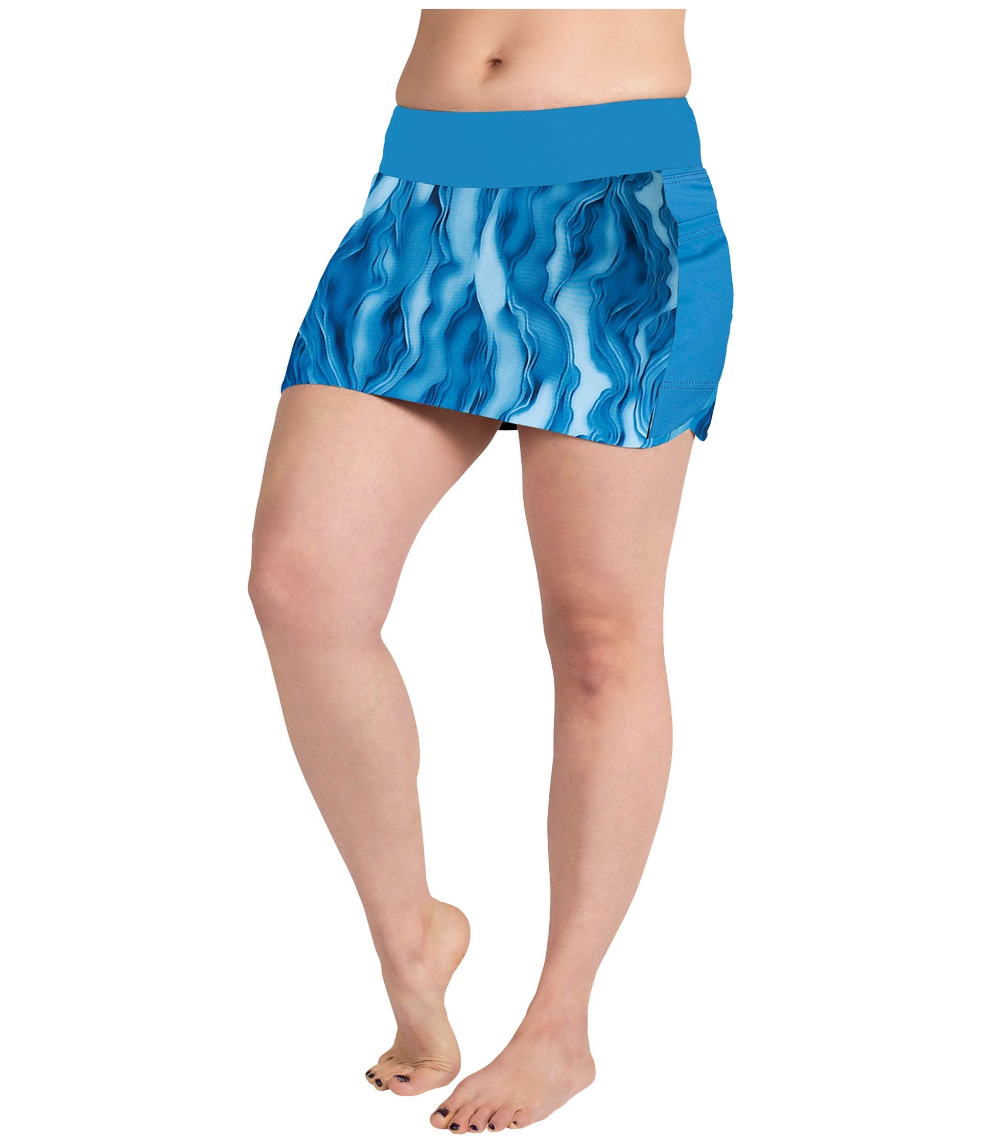 Women's Swim Skirt - High Waisted Swimwear with Built-in Shorts for Beach, Pool & Water Sports | Quick Dry & UPF 50+ Sun Protection