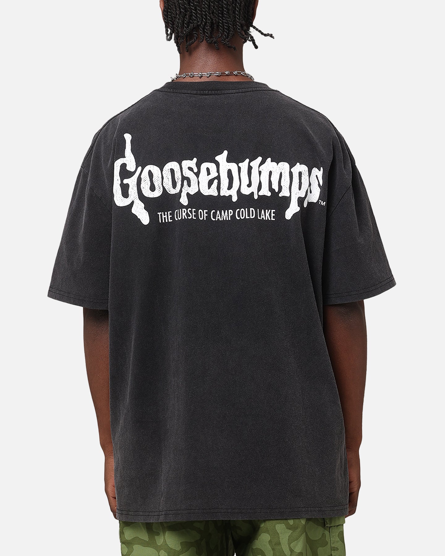 Vintage Goosebumps Cold Lake Heavy Cotton T-Shirt - Black Retro Graphic Tee for Men & Women | Casual Streetwear, Halloween Costume, 90s Nostalgia Fashion