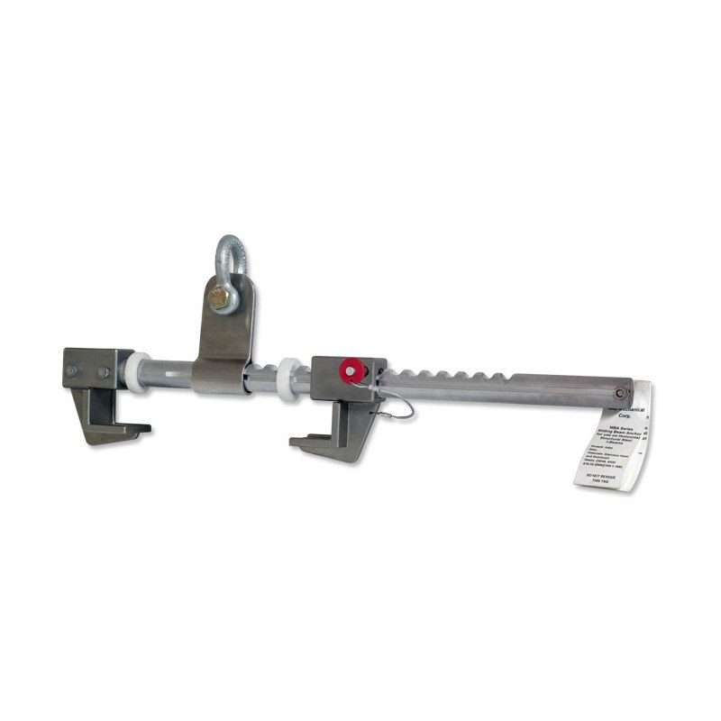 MIO Manual Pin I Beam Anchor - Heavy Duty Steel Construction for Fall Protection - Perfect for Roofing, Construction & Industrial Safety Work