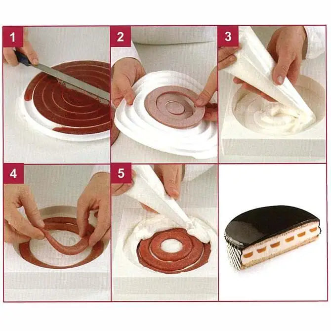 Premium Silicone Round Insert Decor Mold for DIY Crafts, Baking, Resin Art, and Home Decor - Perfect for Cake Decorating, Soap Making, and Candle Making
