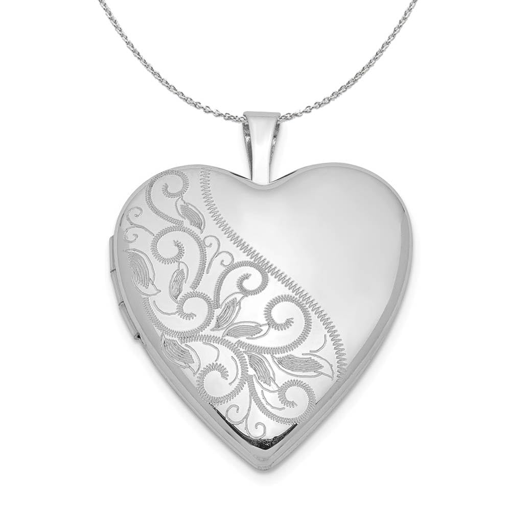 Sterling Silver Heart Locket Necklace - Perfect for Gifts & Special Occasions