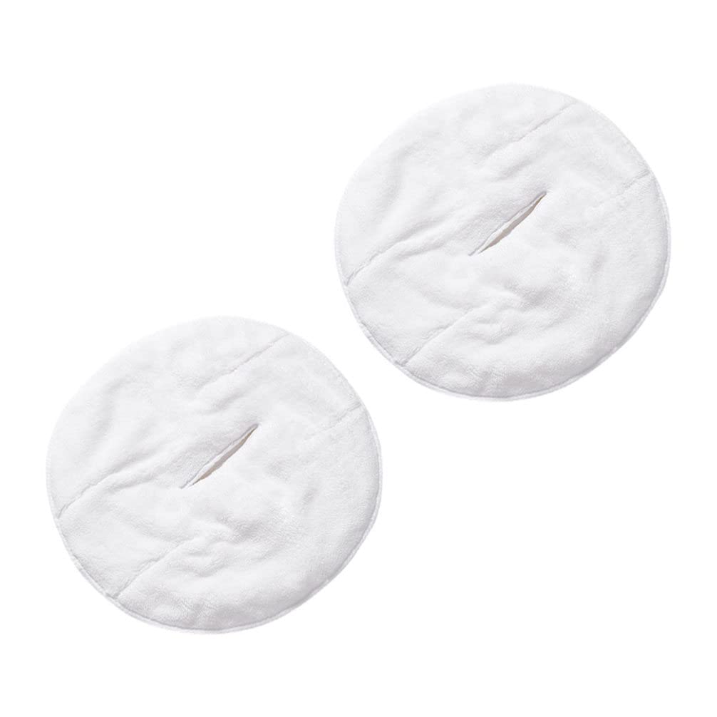 FOMIYES 2-Pack Reusable Travel & Camping Towel - Quick Dry Microfiber Spa Facial Towel for Hot Compress, Beauty Accessories & Facial Steamer (White) - Perfect for Travel, Camping, Gym & Home Spa Use