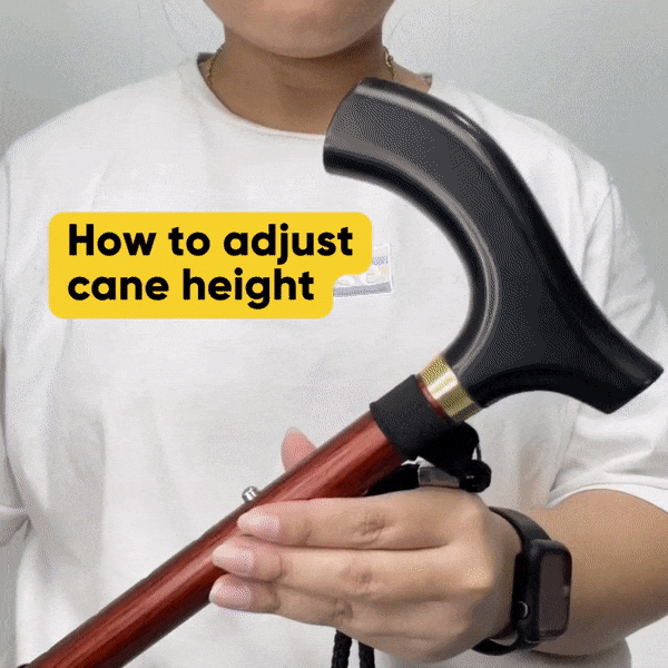 Premium Day Hibiscus Walking Cane by The Cane Collective - Lightweight Support Cane for Seniors & Mobility Assistance, Perfect for Daily Use, Travel & Outdoor Activities