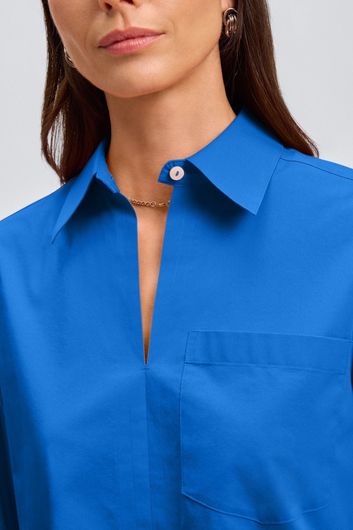 Bella Wrinkle-Free Stretch Long Sleeve Shirt for Women - Comfortable Office & Casual Wear