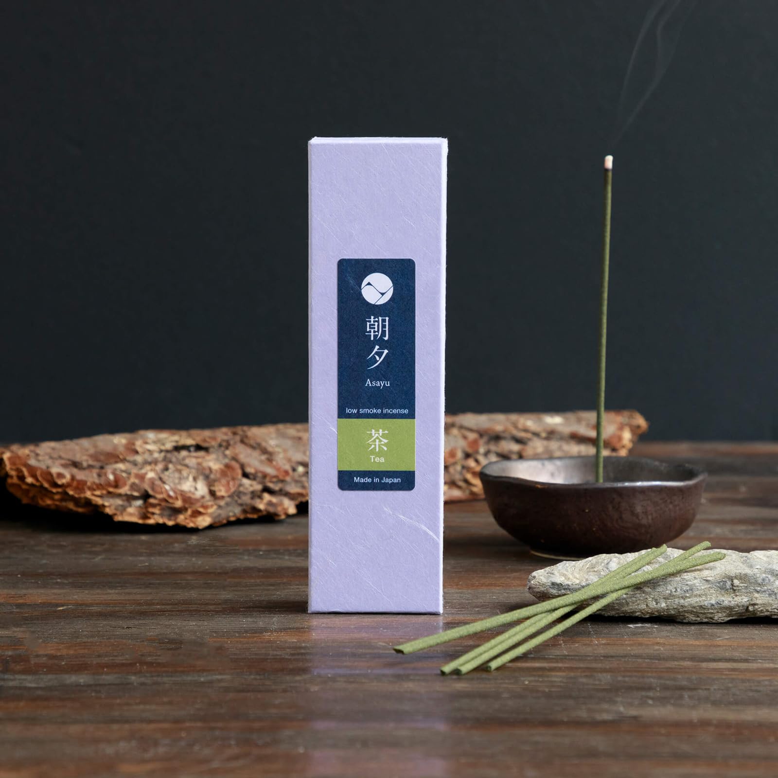 Premium Japanese Matcha Green Tea Incense Sticks - 20g Sample Size | 100% Natural, Low Smoke & Non-Toxic | Made in Japan | Perfect for Meditation, Yoga, Mindfulness & Home Relaxation | Morning Energy Boost & Stress Relief