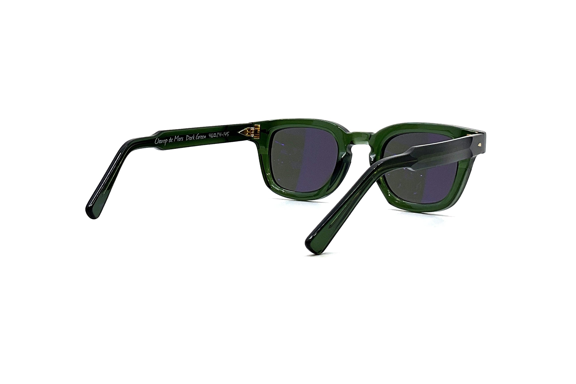 Ahlem Champ de Mars Sunglasses - Dark Green Polarized Lenses for UV Protection & Fashion | Perfect for Outdoor Activities, Travel & Driving