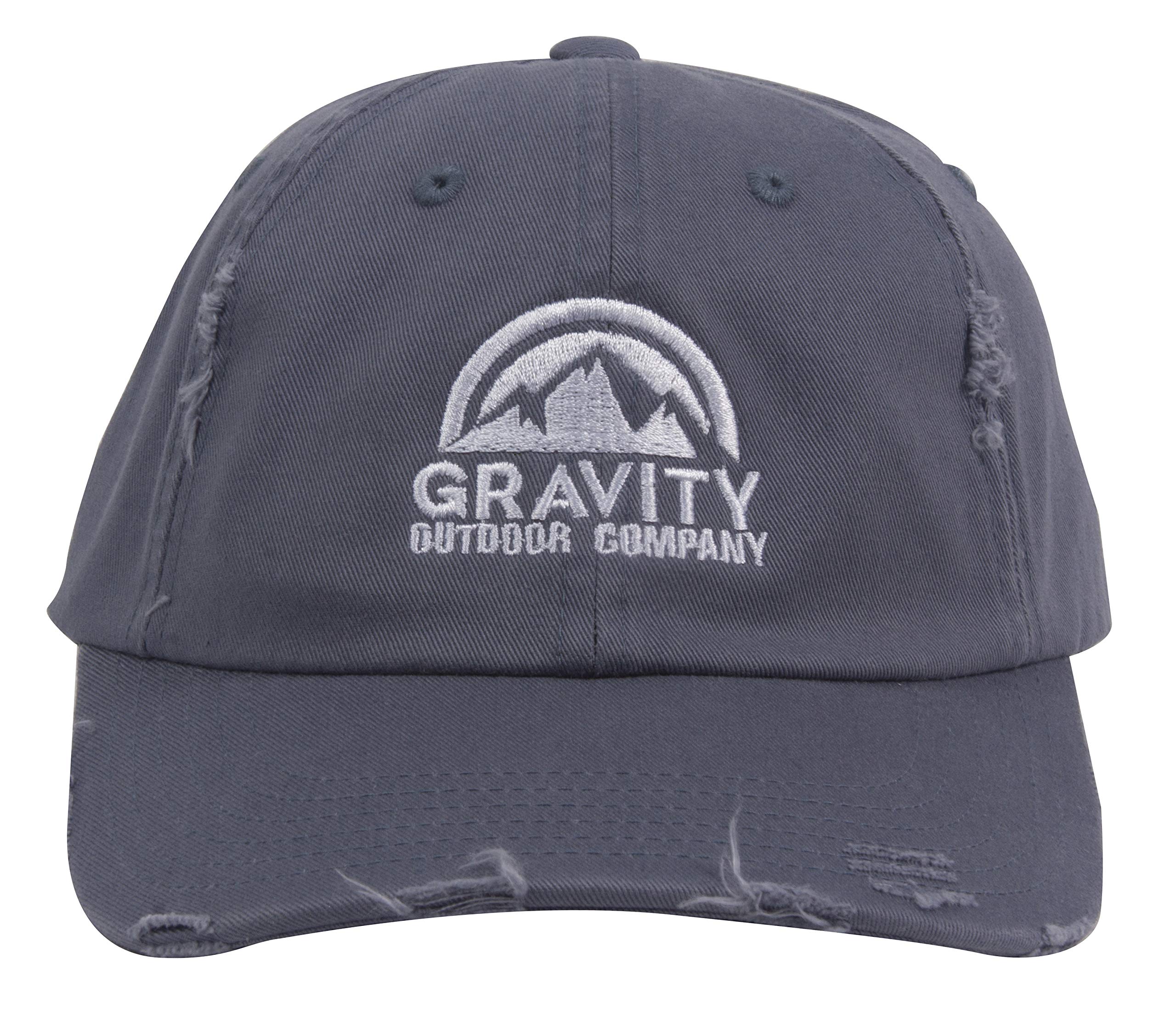 Gravity Outdoor Co. Distressed Adjustable Baseball Cap - Stylish & Durable for Outdoor Adventures & Casual Wear