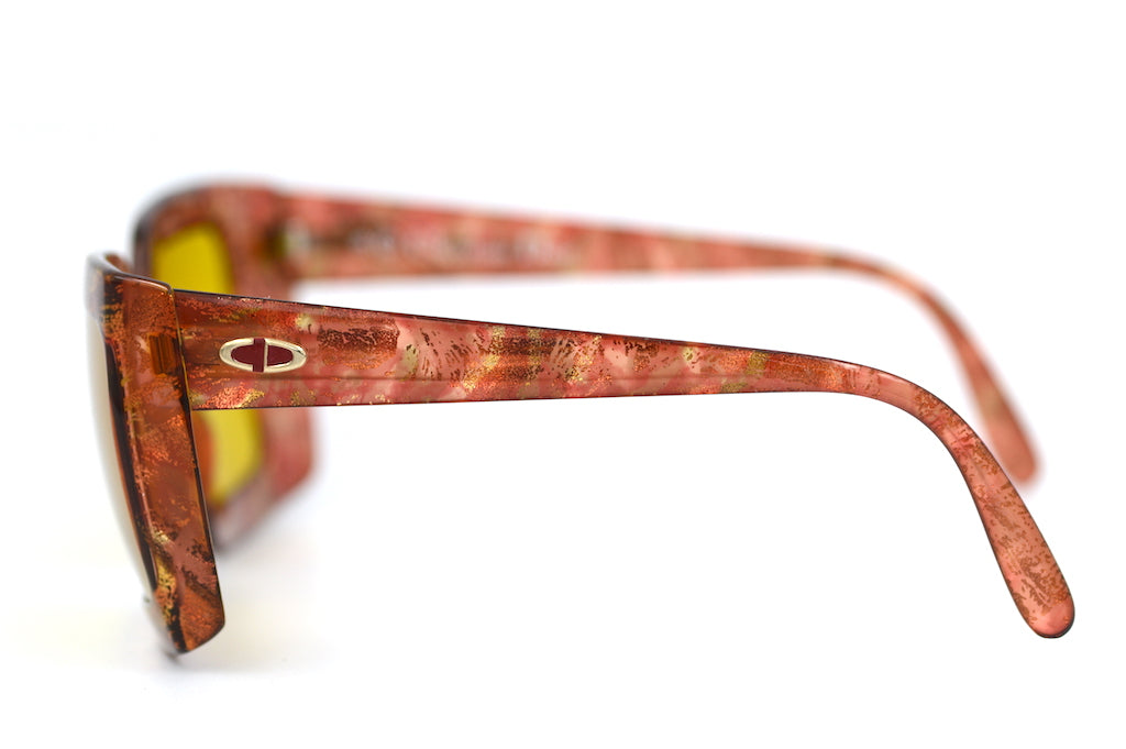 Christian Dior 2493 Yellow Sunglasses - Luxury Designer Shades for Women - UV Protection & Fashion Statement - Perfect for Summer, Beach & Outdoor Activities