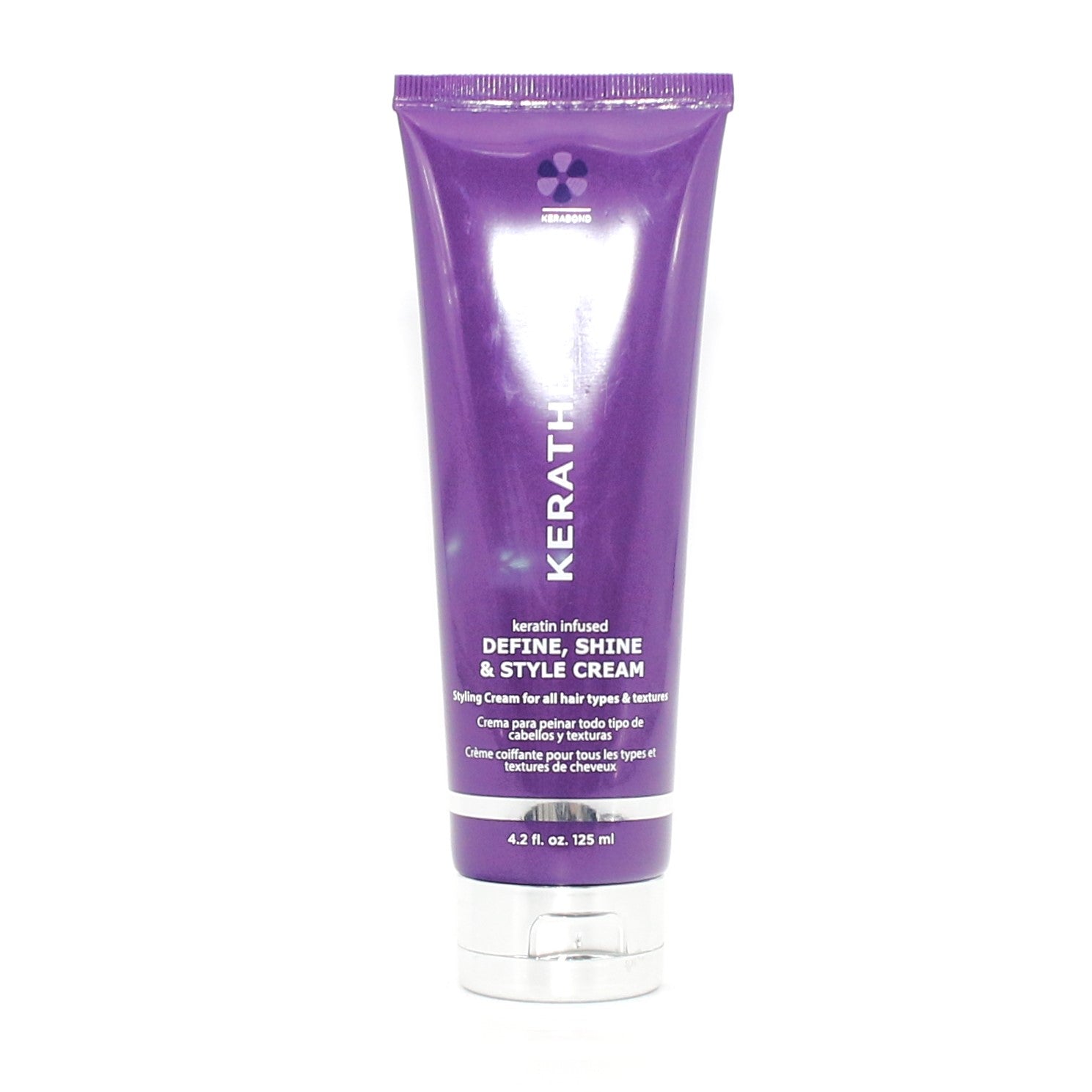 Kera Therapy Define, Shine & Style Cream 4.2 oz - Keratin Hair Treatment for Smooth, Frizz-Free & Glossy Hair - Perfect for Daily Styling & Heat Protection