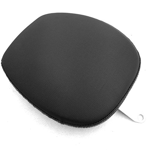 HTTMT MT500-005 Black Rear Passenger Solo Seat Pillon for Harley Davidson Sportster XL1200X/48/72/XL1200V - Comfortable Motorcycle Seat for Long Rides & Two-Up Touring