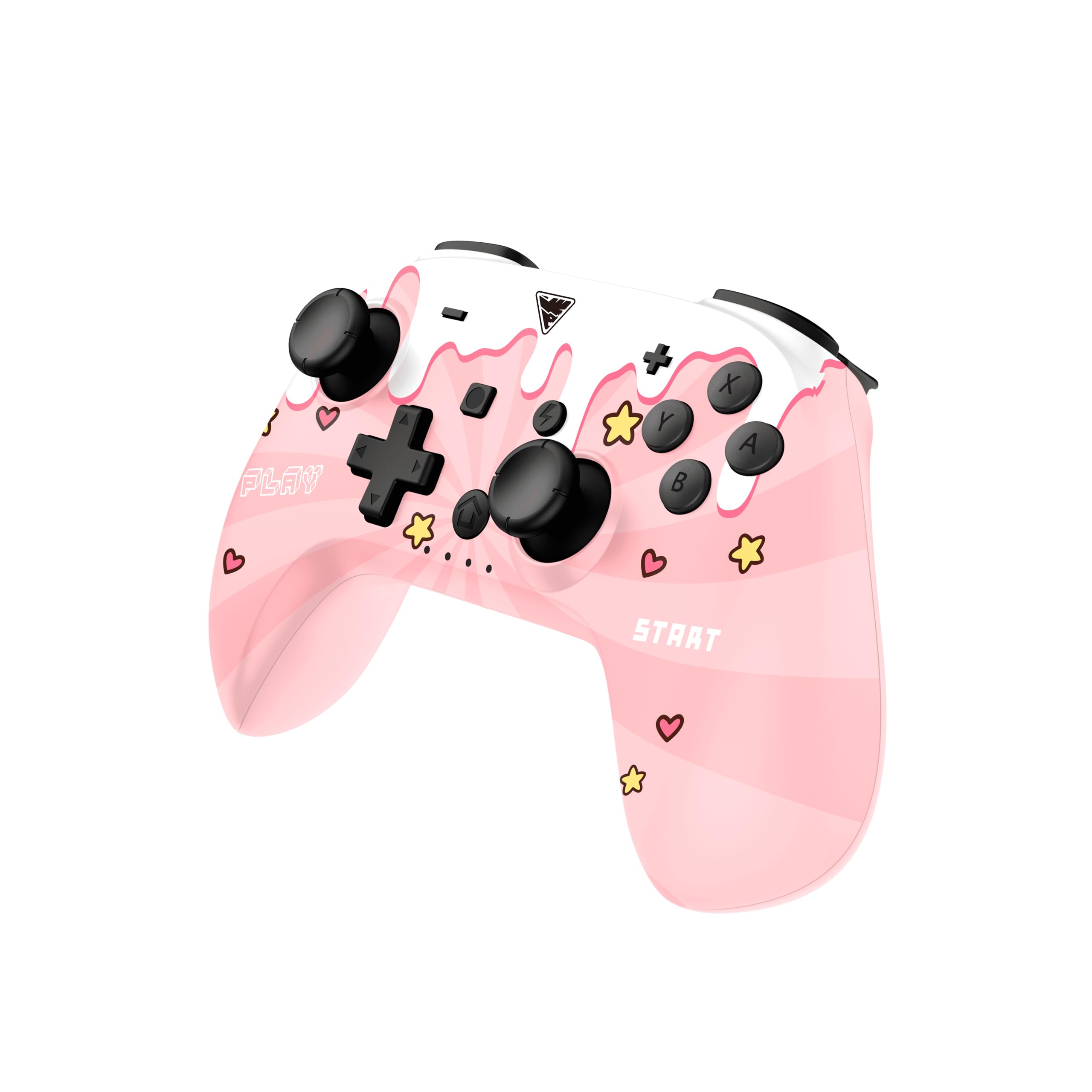 DragonShock POPTOP COMPACT BT Wireless Bluetooth Controller for Nintendo Switch, Switch Lite & Switch OLED - Sweet Pink | Portable Gaming for Travel, Home & On-the-Go Play