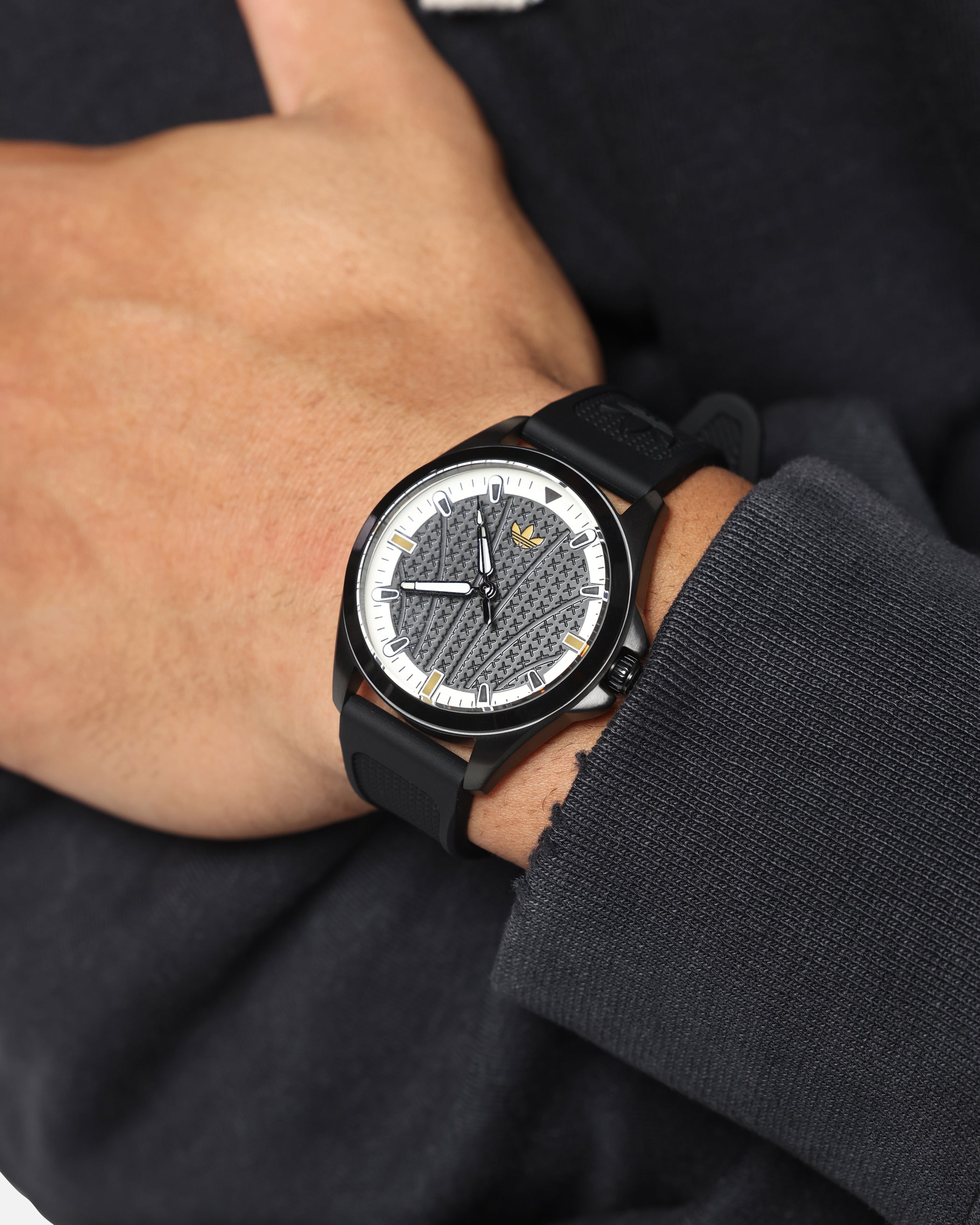 Adidas Originals Icon One Watch - Black Sports Watch for Men & Women - Perfect for Running, Gym & Everyday Wear