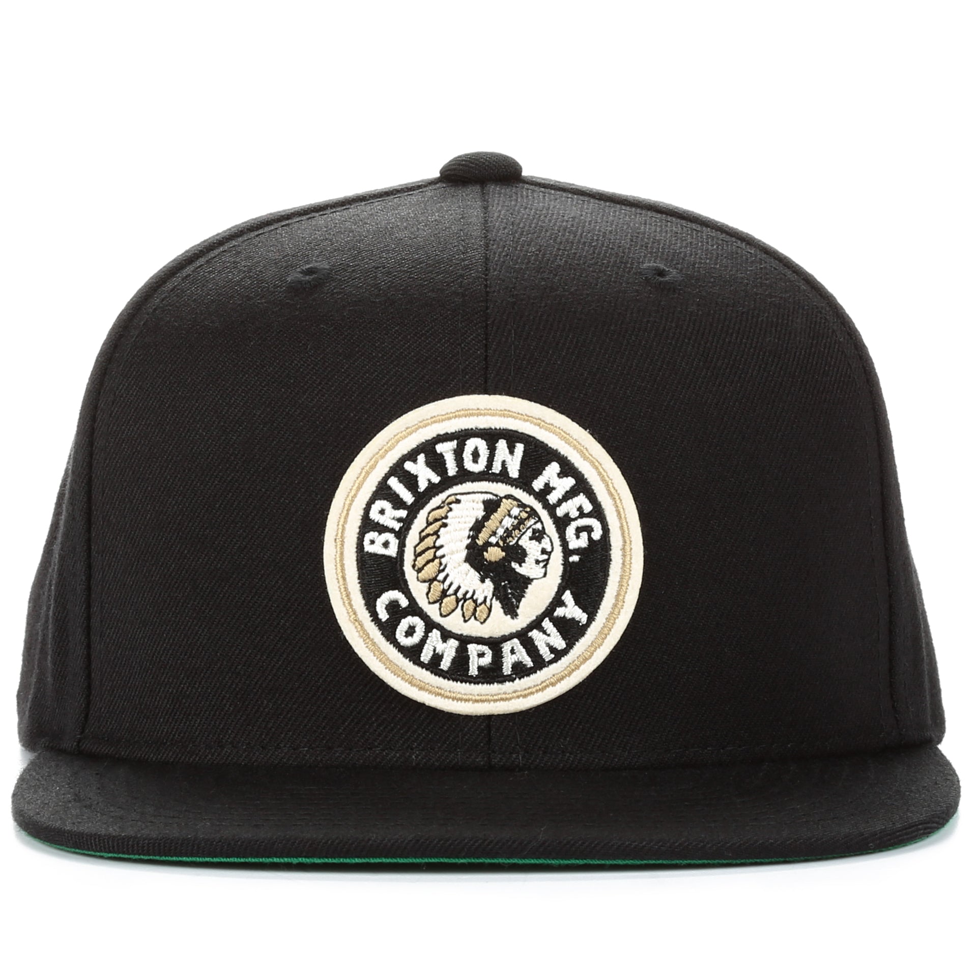 Brixton Rival Snapback Hat - Black Adjustable Baseball Cap for Men & Women | Perfect for Streetwear, Casual Outfits & Outdoor Activities