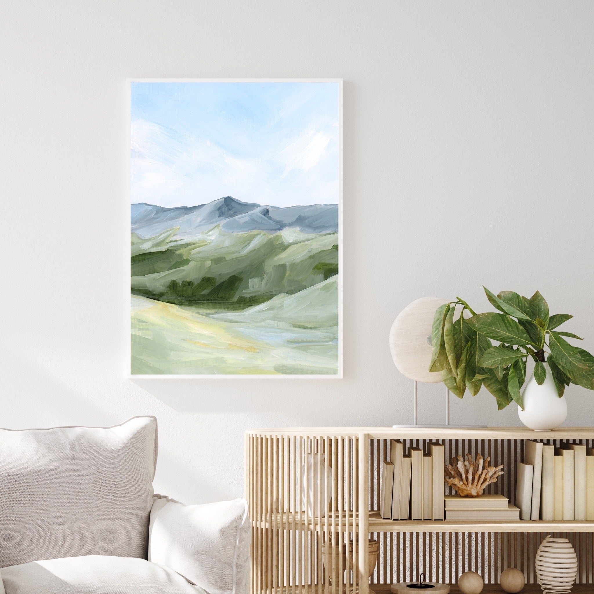 Above the Treeline Art Print - Stunning Nature Landscape Wall Decor for Living Room, Bedroom & Office - Perfect Gift for Home & Office Decor