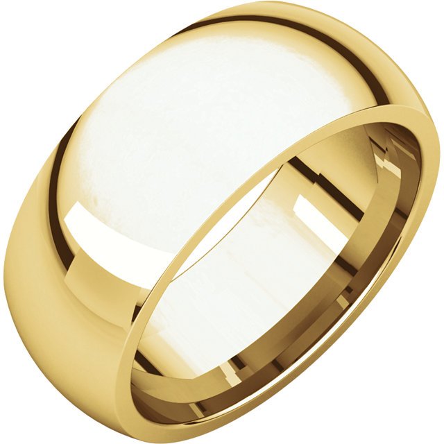 14K Gold 8mm Comfort Fit Wedding Band for Women - Elegant & Durable Ring for Engagement, Anniversary, and Everyday Wear