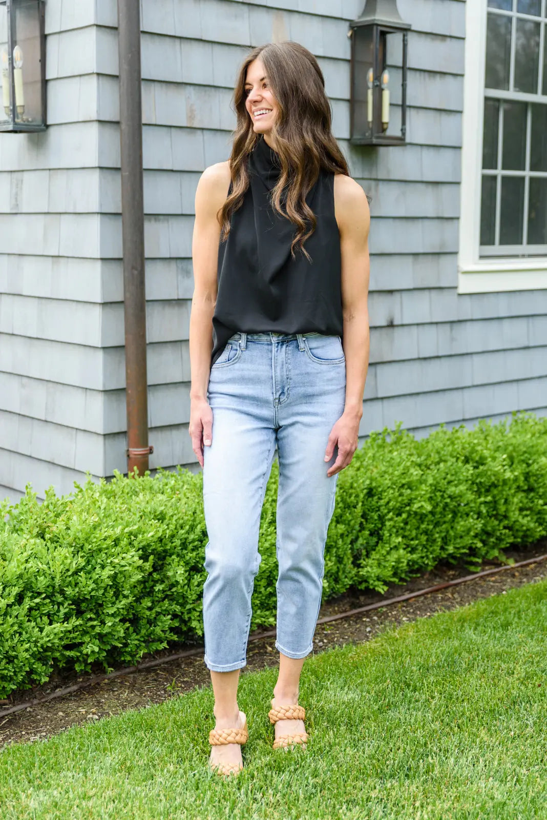 Stylish Mom Fit Jeans for Women - Comfortable High Waist Stretch Denim Pants for Casual Wear, Work & Everyday Outfits