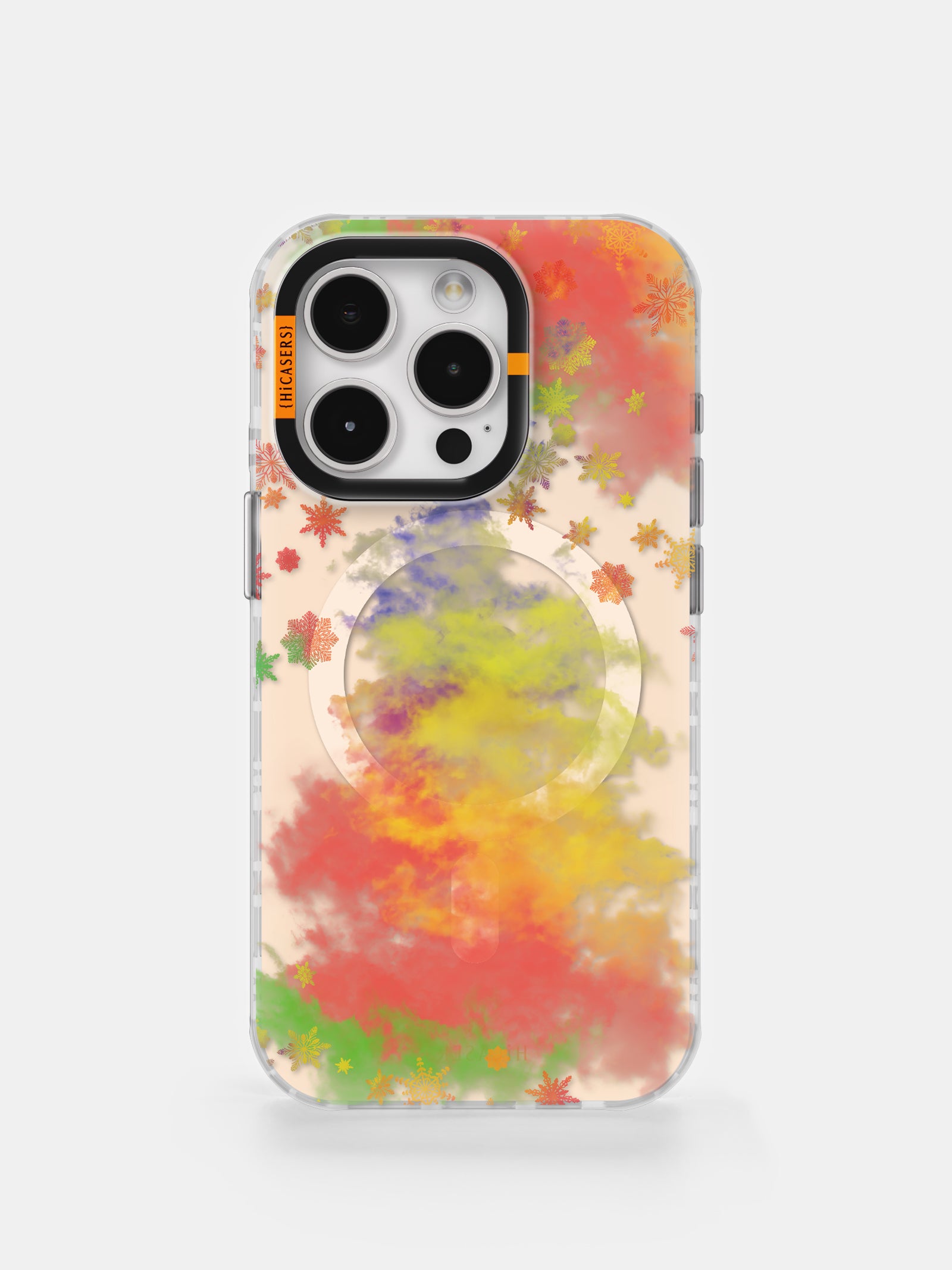 Iridescent Rainbow Haze Foggy Christmas Tree Phone Case - Holiday Gift for iPhone & Samsung - Perfect for Christmas Parties & Festive Decorations