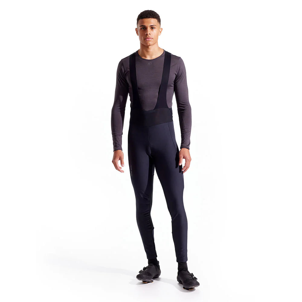 AmFIB® Men's Bib Tights - Thermal Cycling Pants for Winter Biking, Running & Outdoor Sports - Waterproof & Windproof Performance Gear