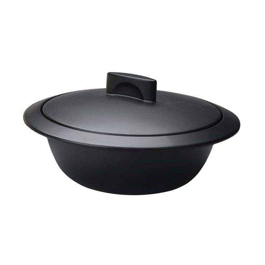 Premium Kogiku Induction Donabe Earthenware Casserole Pot - Japanese Clay Cooking Pot for Stovetop & Oven Use - Perfect for Hot Pot, Stews & Traditional Japanese Dishes