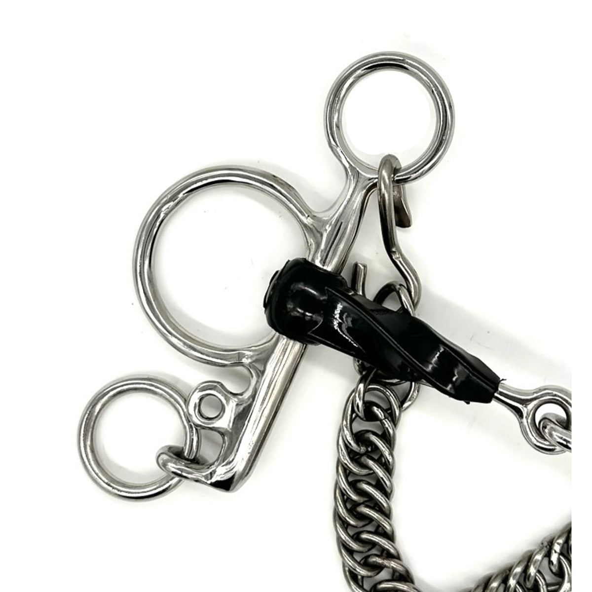 AJR Sport Rubber Twist Baby Pelham Bit – Comfortable Horse Bit for English Riding, Training & Dressage – Perfect for Young Horses & Ponies