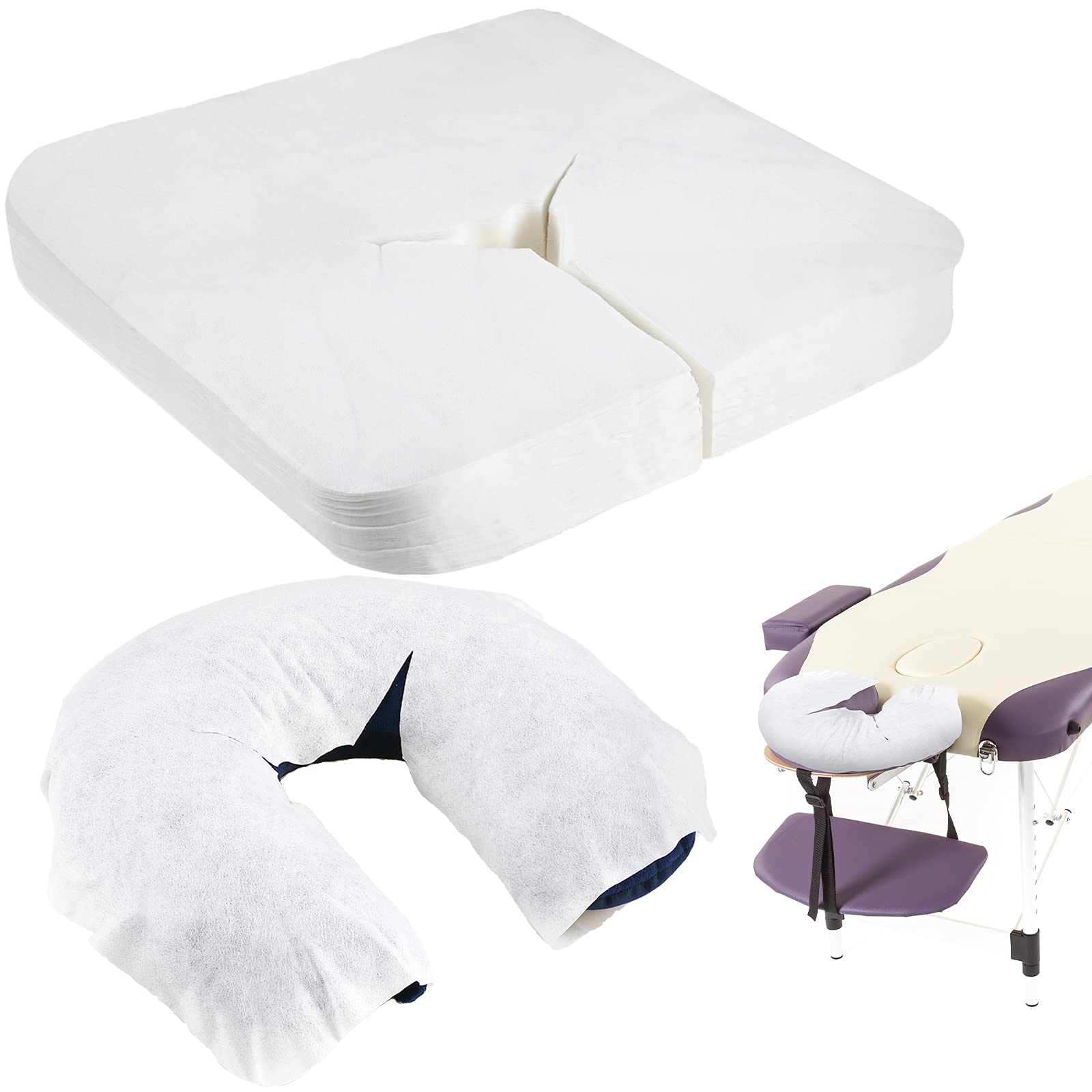 100-Pack Disposable Face Cradle Covers 12