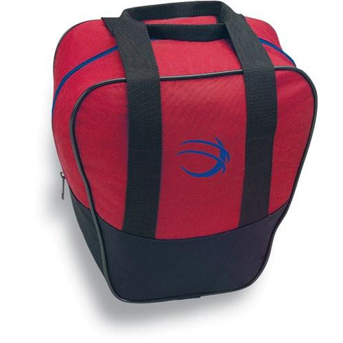 BSI Nova Single Tote Bowling Bag - Red & Royal Blue Color - Perfect for League Games, Practice & Tournament Travel