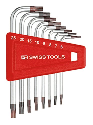 PB Swiss Tools Offset Screwdriver Set - Torx T6 to T25 Screwdriver Kit for Precision Work | Ideal for Automotive, Electronics & DIY Projects
