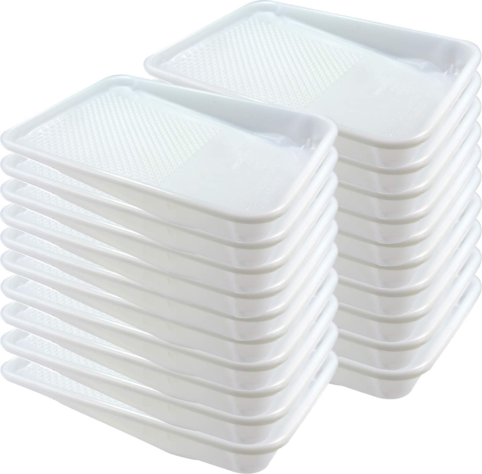 20 Pack Disposable Paint Tray Liners - 9 Inch Paint Roller Tray for House, Walls & Furniture Painting - Perfect for DIY Home Projects, Wall Repainting & Furniture Refinishing