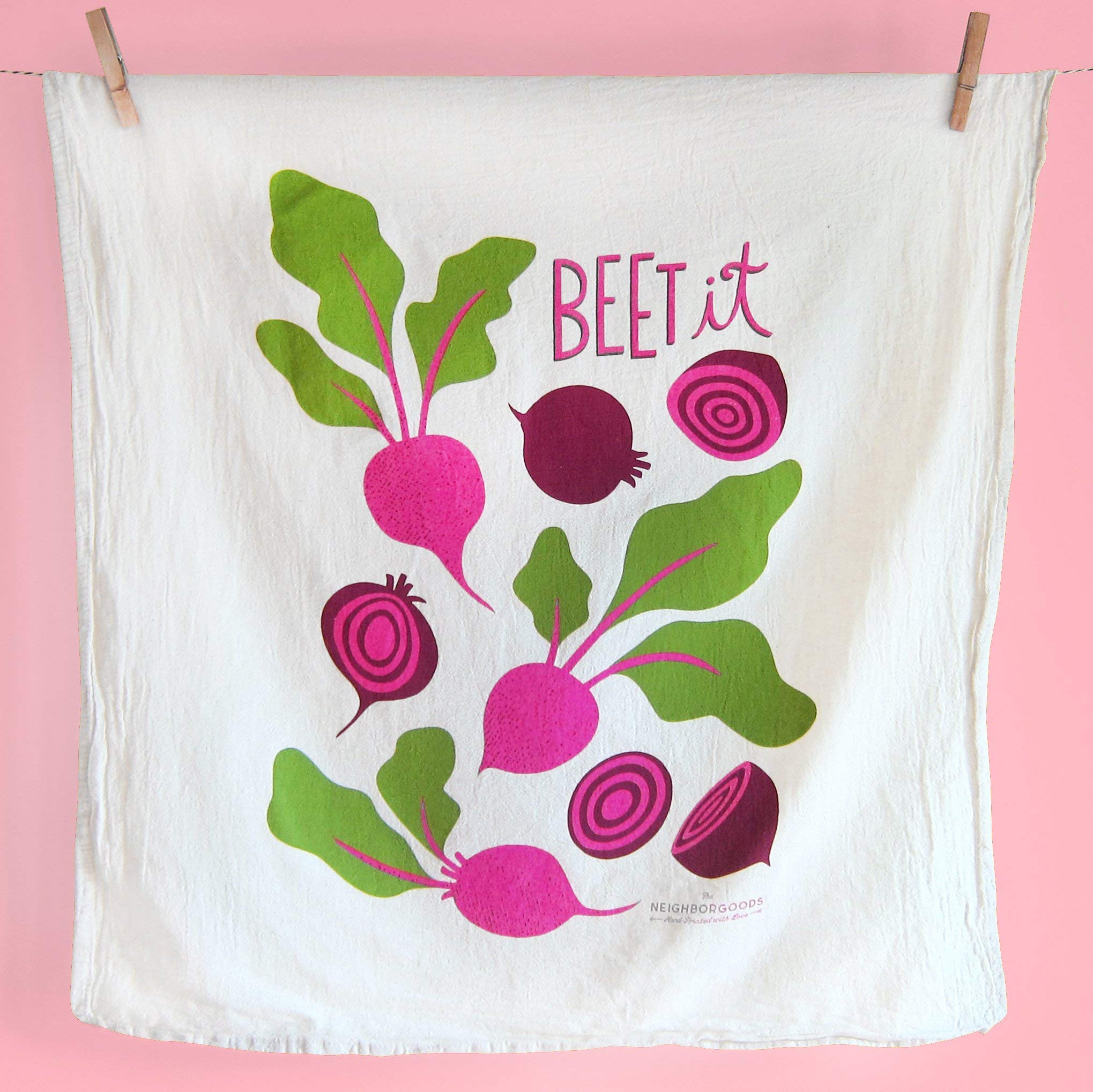 Pickled Please - Set of 2 Absorbent Cotton Dish Towels for Kitchen, Cooking & Cleaning | Perfect for Drying Dishes, Wiping Countertops & Decor