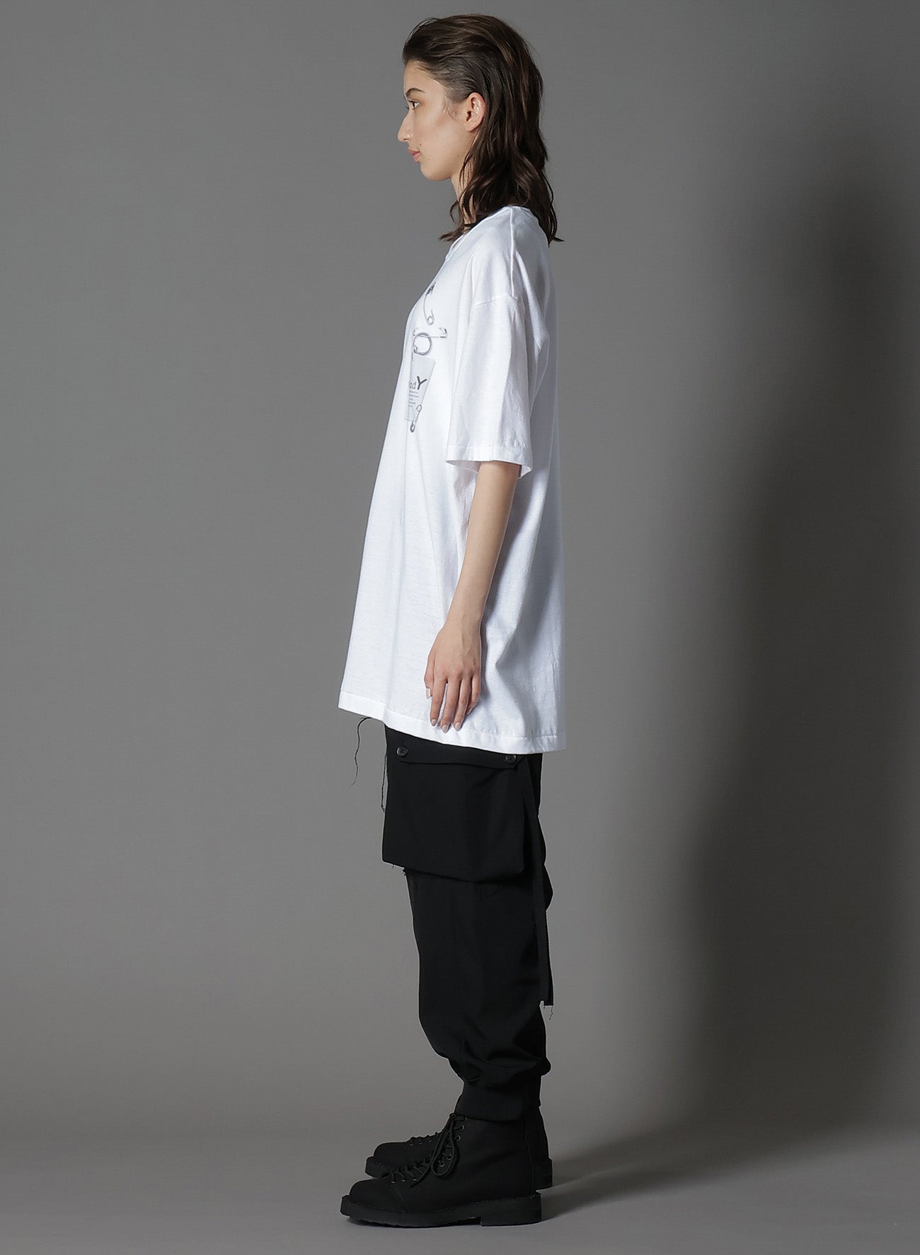 Stylish Cotton Jersey Trompe L'oeil Pin T-Shirt for Men & Women - Perfect for Casual Wear, Street Fashion, and Everyday Outfits