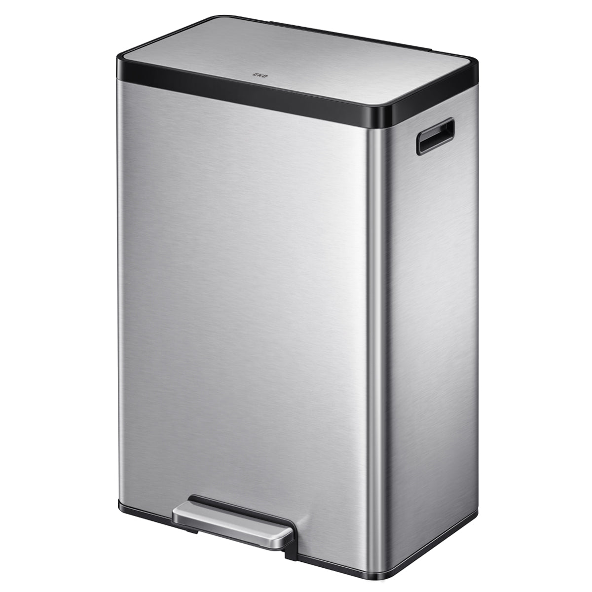 EcoCasa II Step Dual Compartment 20L+20L Recycling Bin - Perfect for Kitchen, Office & Eco-Friendly Waste Sorting