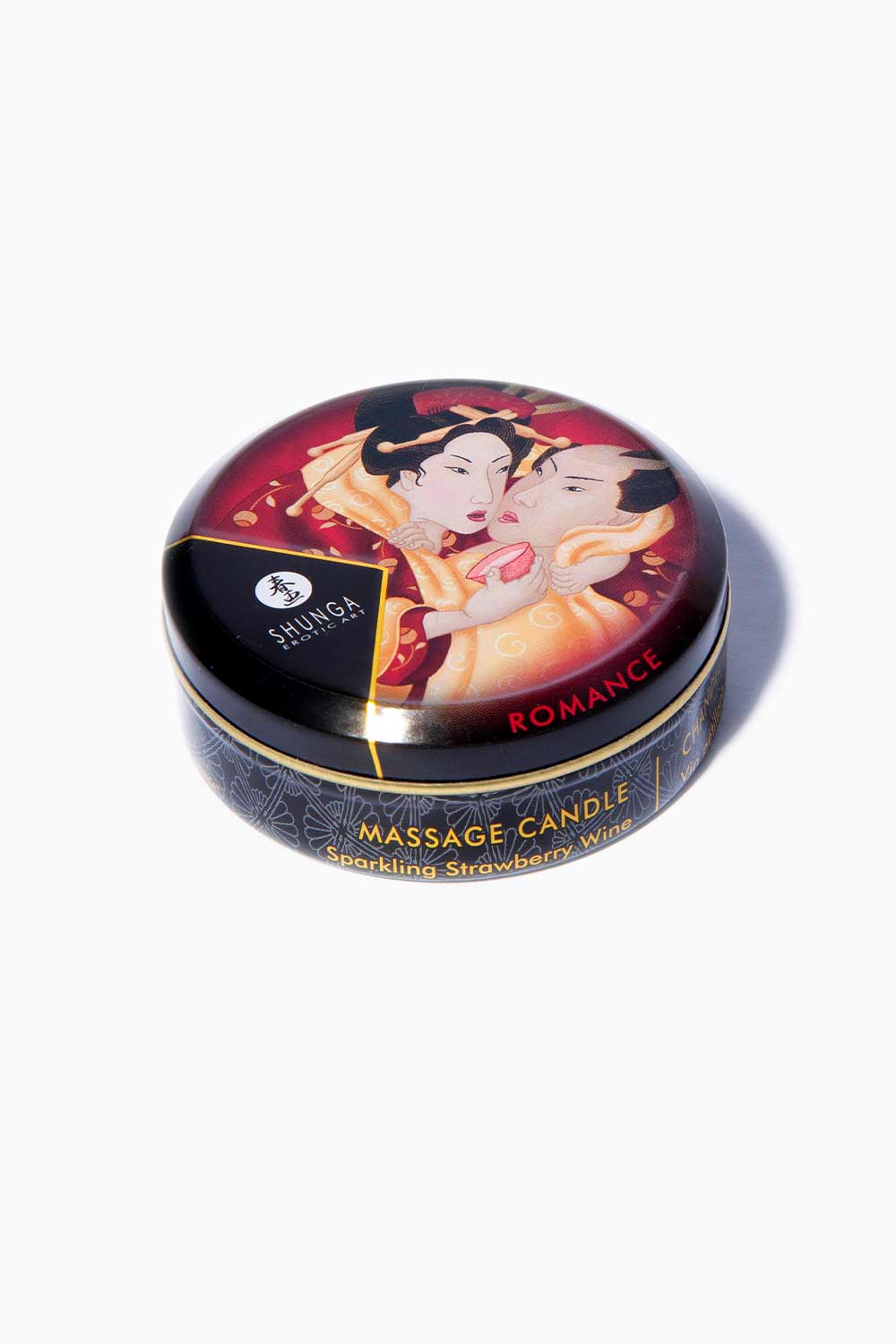 SHUNGA Small Massage Oil Candle - Aromatherapy Relaxation for Couples, Spa & Home Use