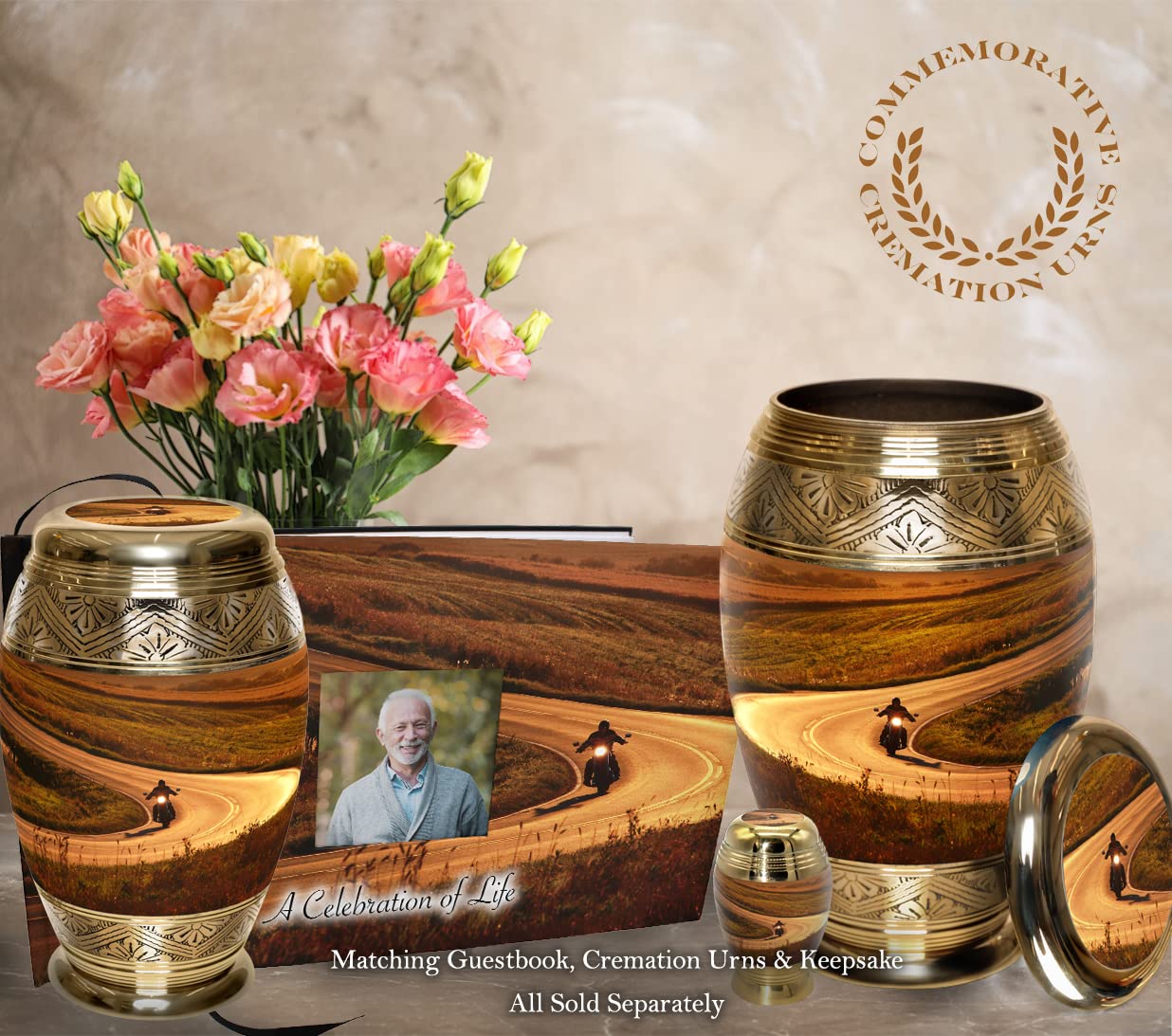 Extra Large Personalized Cremation Urn for Adult Male Ashes - Handcrafted Decorative Urn for Human Ashes - Perfect for Memorial Services, Home Display & Honoring Loved Ones