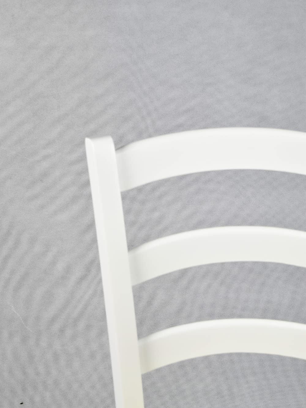 TommyChairs Venezia Dining Chair - White Lacquered Beech Wood Frame with White PU Leather Upholstered Seat - Perfect for Kitchen, Dining Room & Home Decor