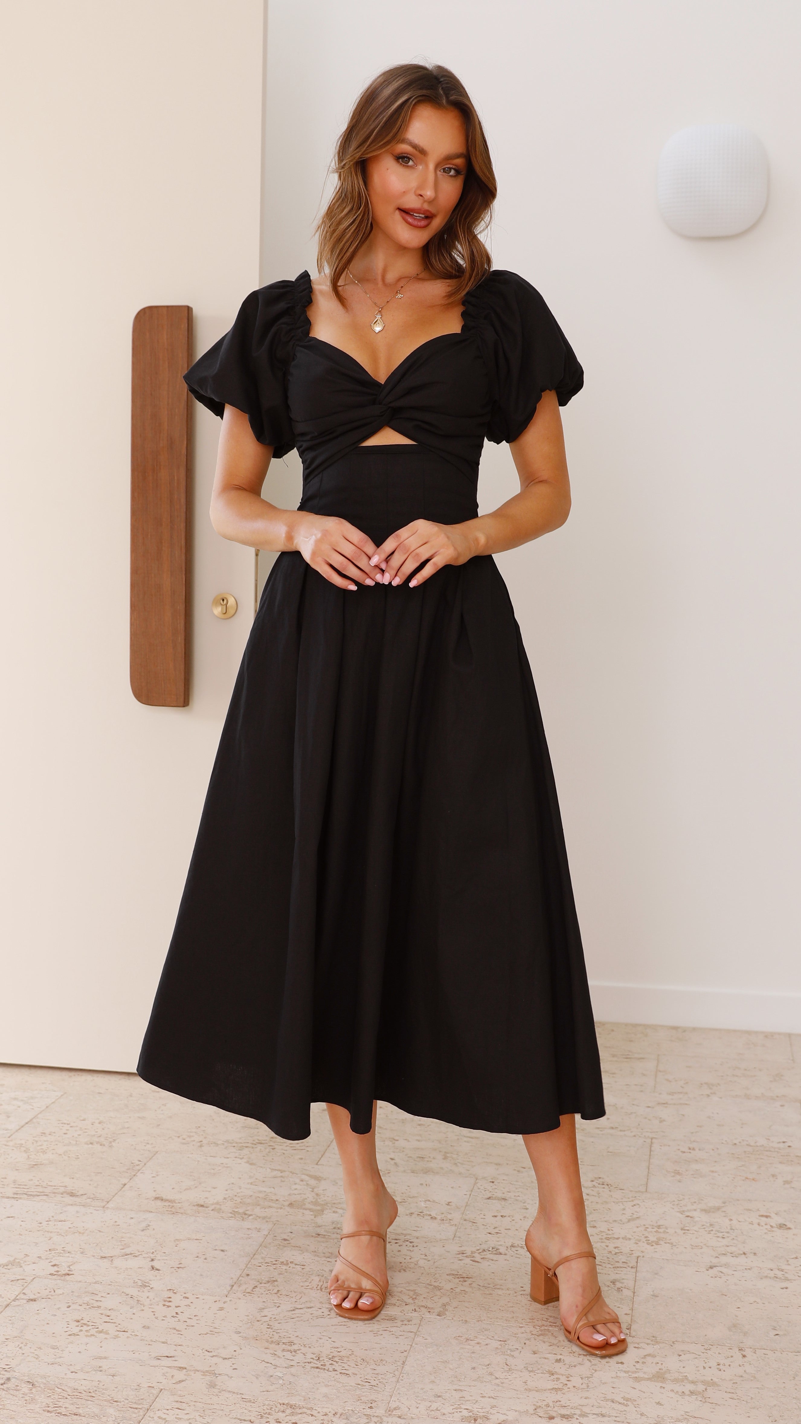 Christina Maxi Dress - Elegant Black Long Dress for Women | Perfect for Weddings, Parties & Summer Outfits