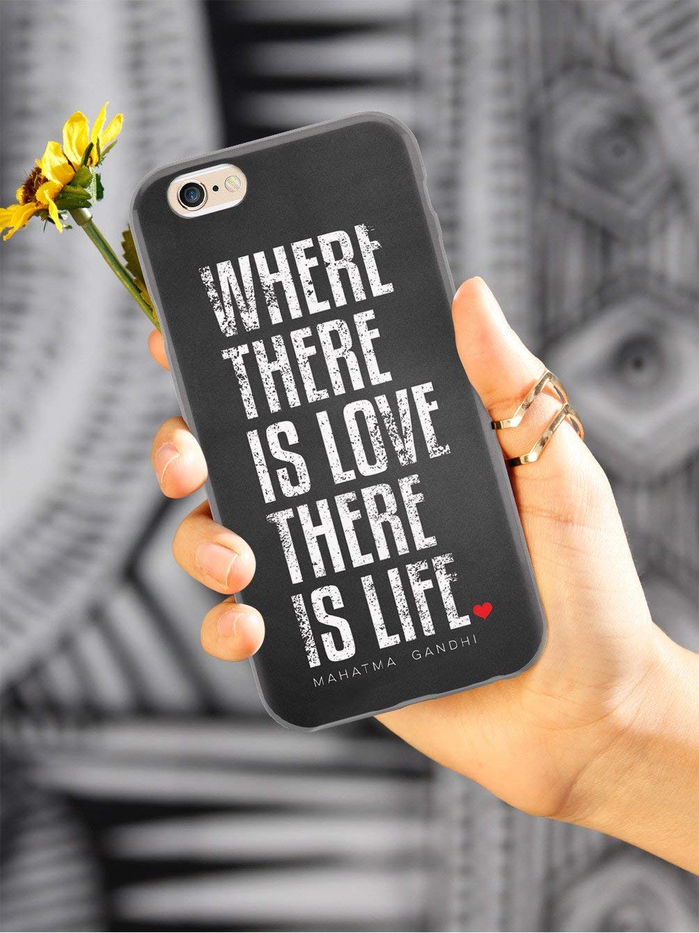 Inspired Cases - Premium 3D Textured Protective Phone Case for Apple iPhone 8 Plus | Shockproof & Slim Design | Compatible with iPhone 8 Plus Case | Perfect for Daily Use, Travel & Outdoor Activities
