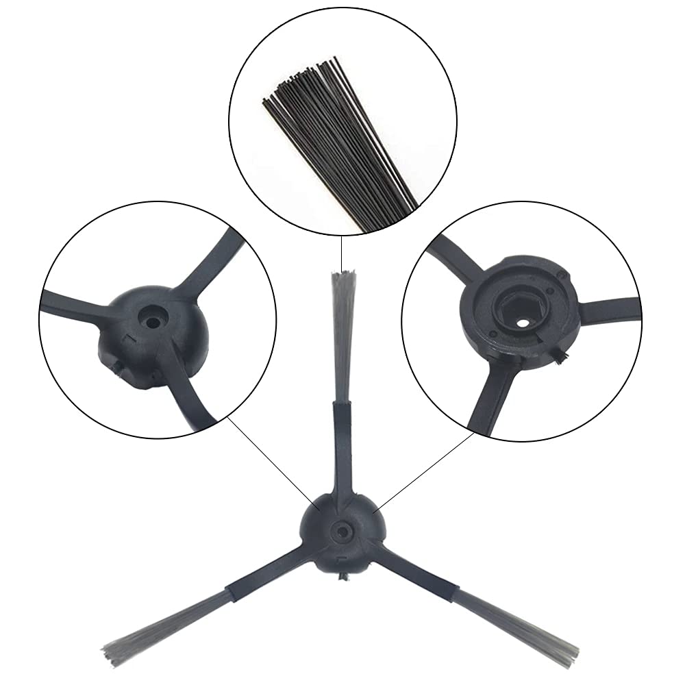 Xiaomi Roborock EVE Plus Vacuum Cleaner Accessories Kit - Side Brush, Dust Bags & Mop Pads Replacement Parts | Compatible with Roborock S5/S6/S7 Series | Perfect for Hardwood Floors & Pet Hair Cleaning