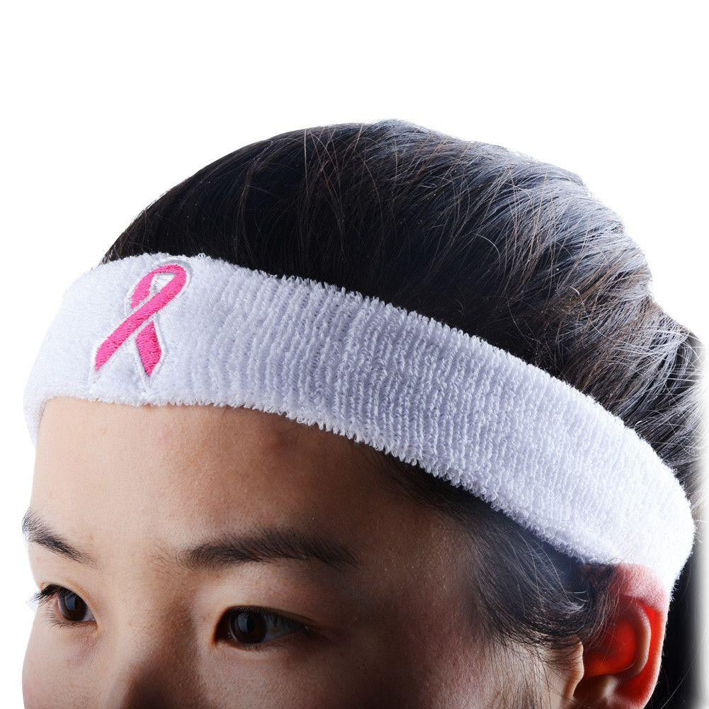 Pink Ribbon Headband for Breast Cancer Awareness - Soft & Comfortable Hairband for Women, Survivors, Supporters - Perfect for Fundraisers, Walks, and Awareness Events